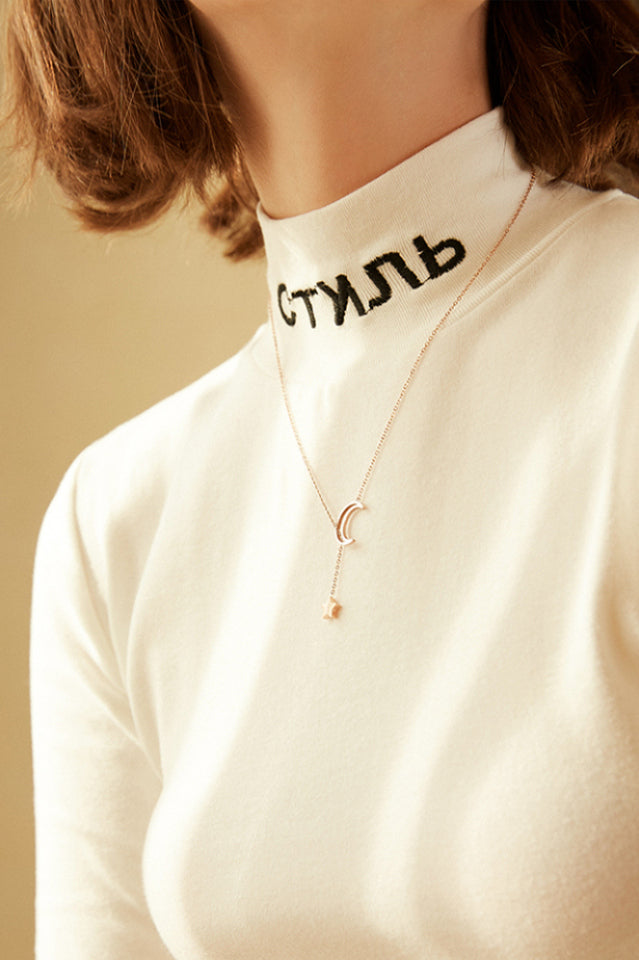 Star & Moon Pendant Necklace