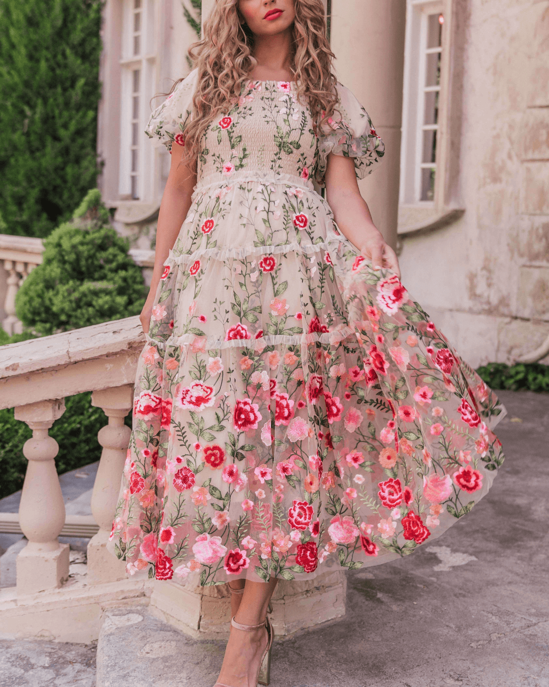 Floral Printed Dress - Fashionpara