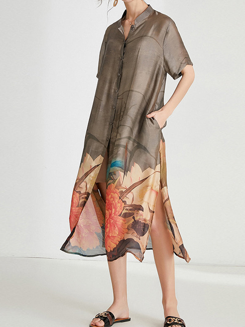 In My Memories Shirt Dress - Fashionpara