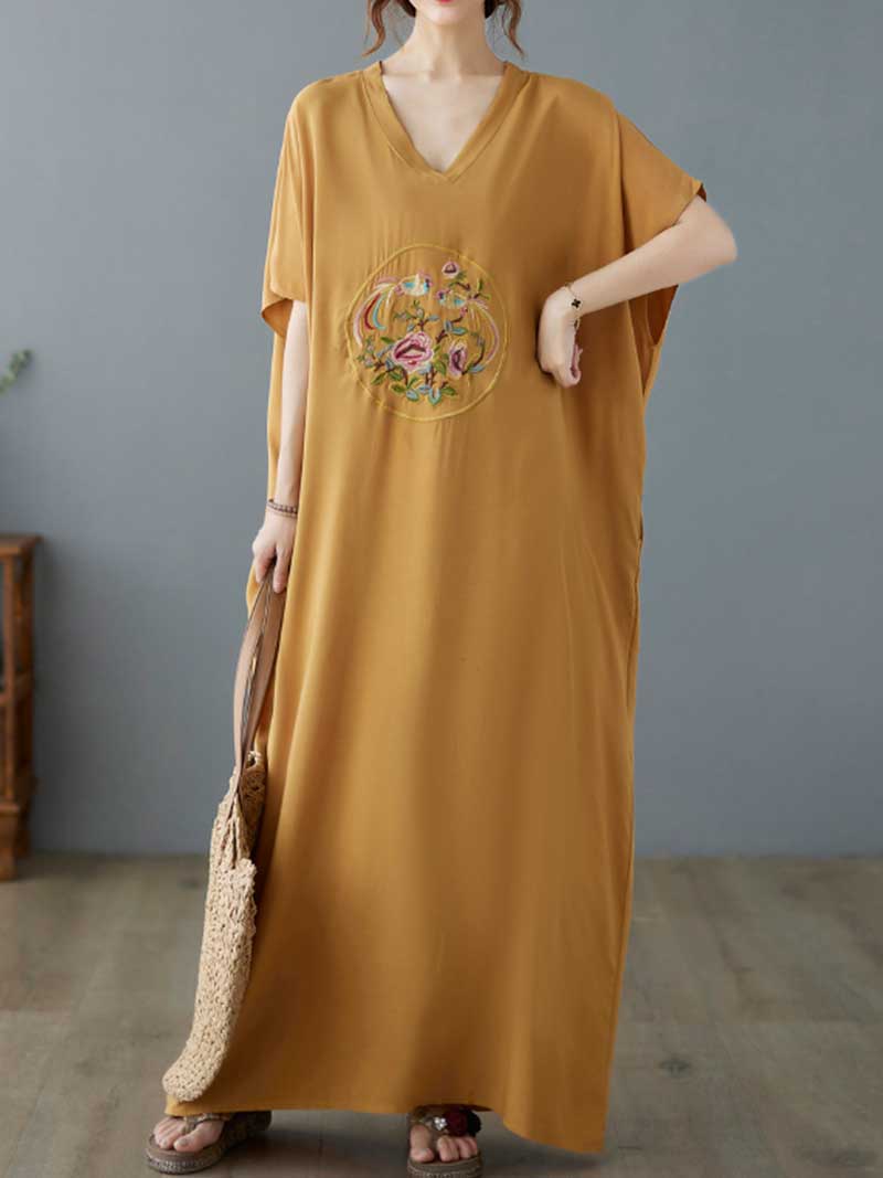 Whisper In Sky Kaftan Dress - Fashionpara