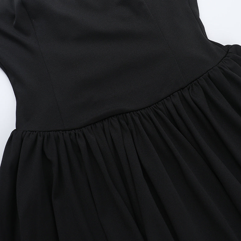Strapless Fit-and-Flare Bubble-Hem Mini Dress 11
