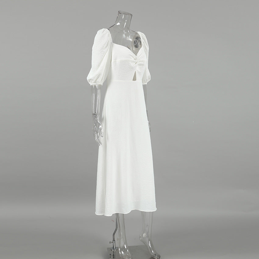 Fae Off Shoulder Dress - White