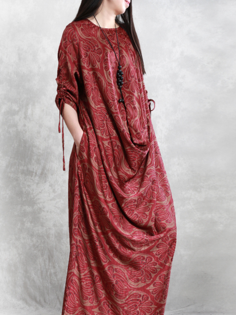 stylish holiday loose maxi dress cool skirt - Fashionpara