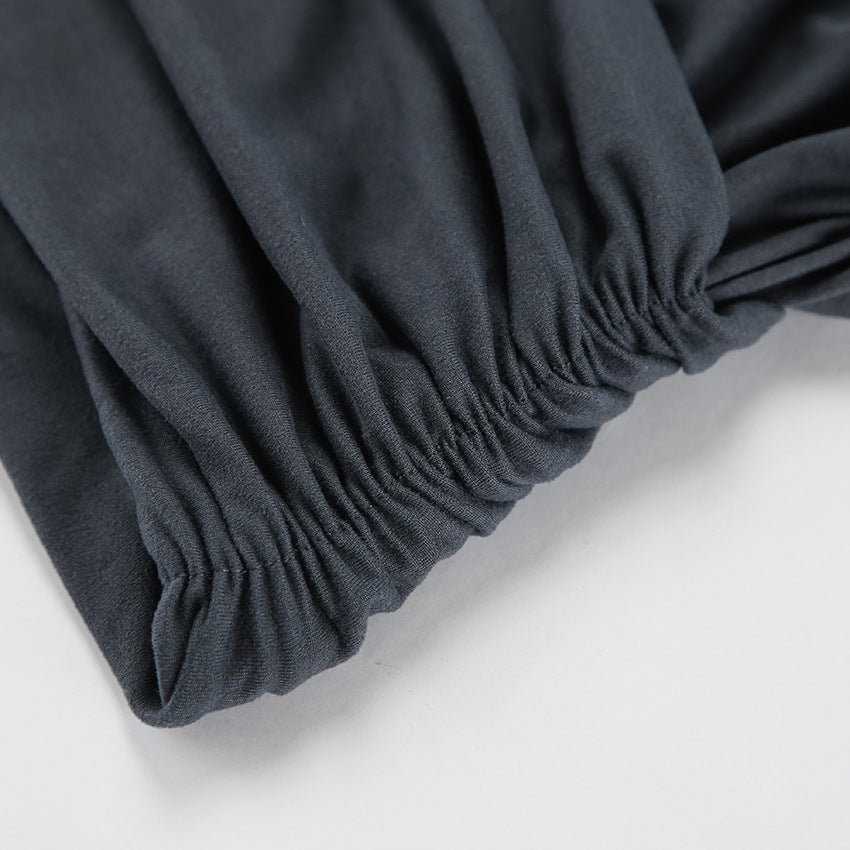 Glamor Off-Shoulder Dress - Grey