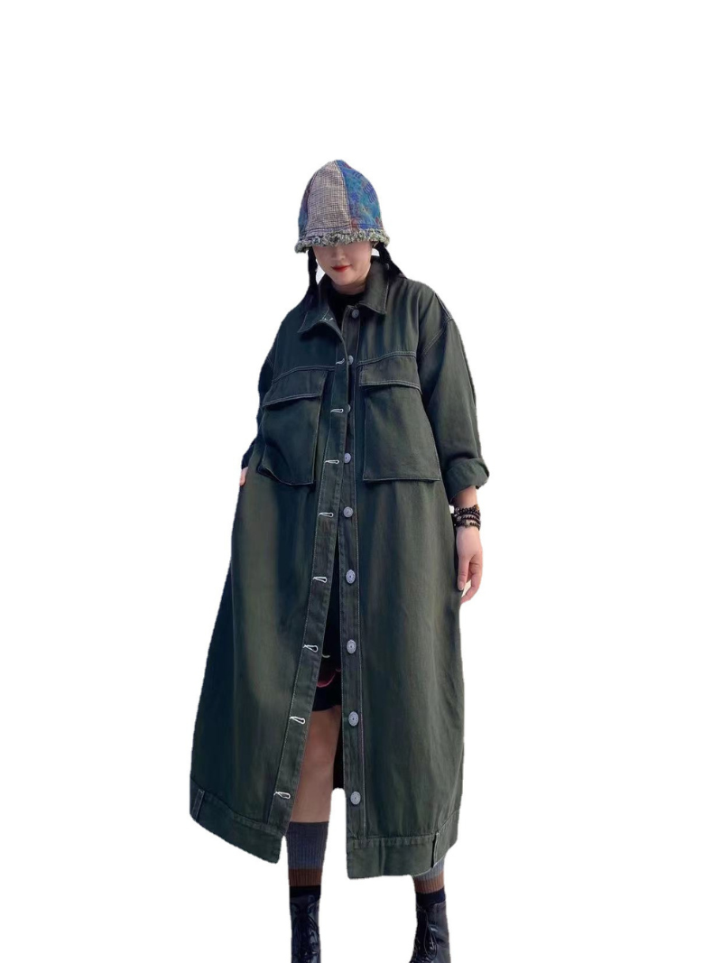 Cashmere Casual Loose Coat 6