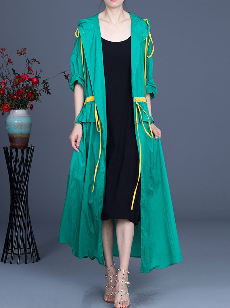Lasted So Long Hooded Dress - Fashionpara