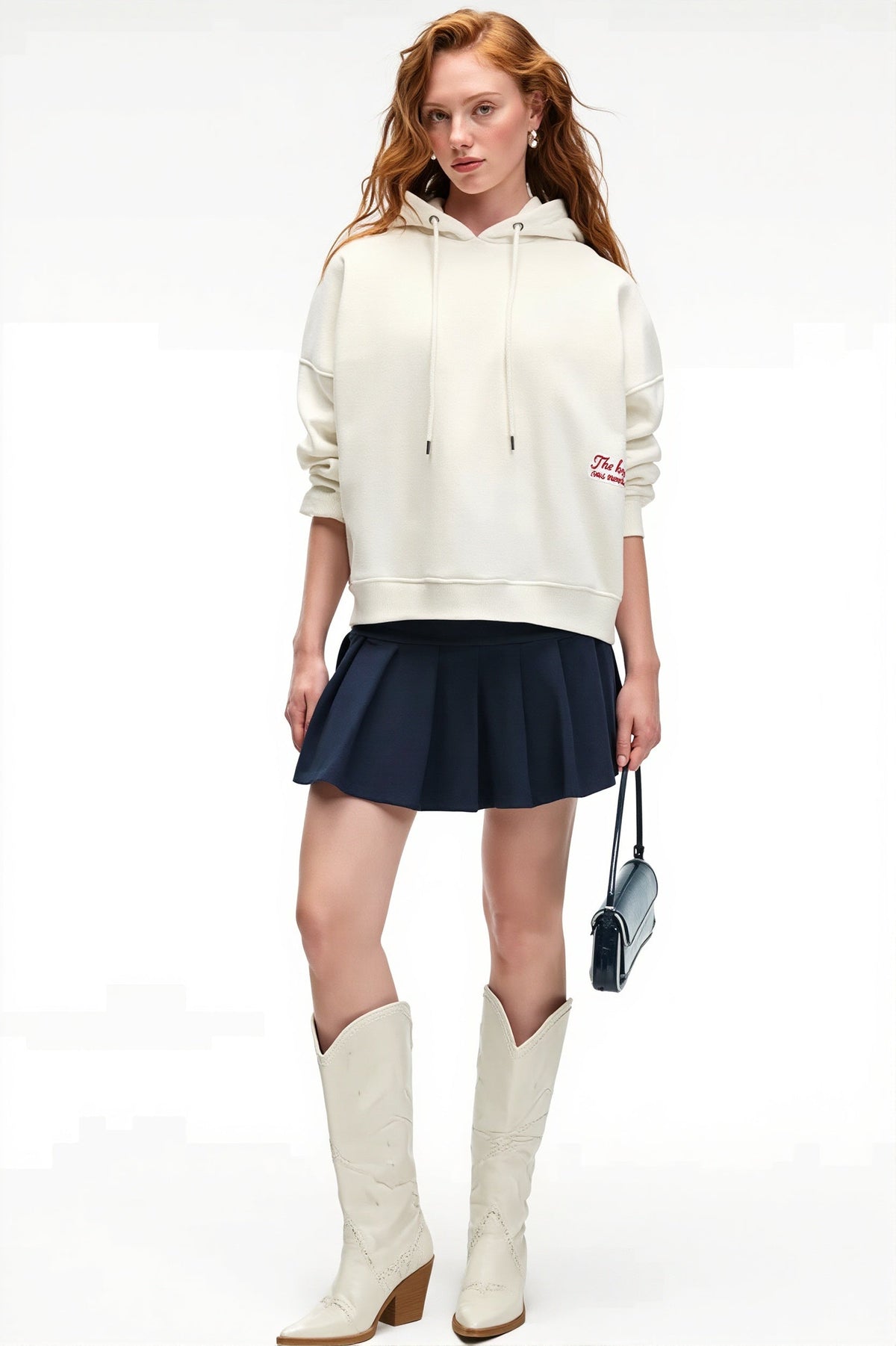 Heart Lock Graphic Oversized Pullover Hoodie 3