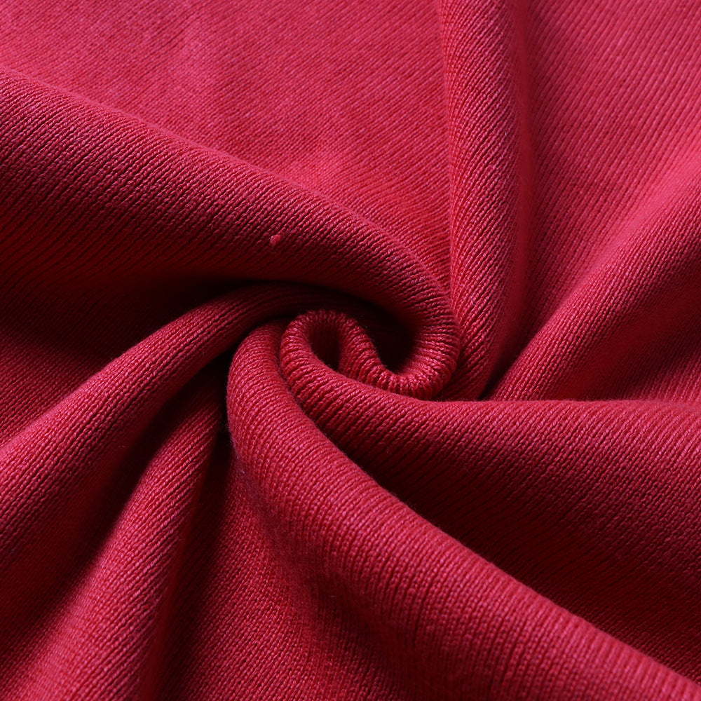 Yara Drape Knit Midi Sweater Dress in Elegant Plum Shade