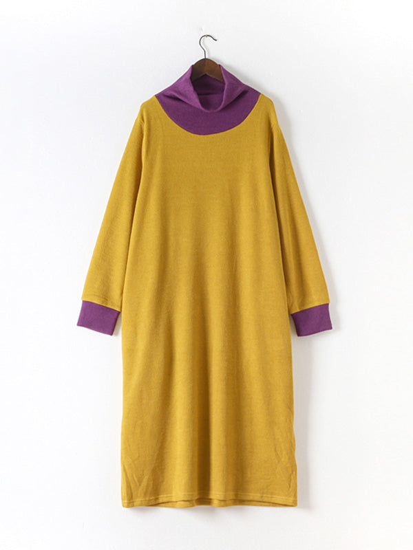 My Softer Side High-Neck Midi Dress - Fashionpara