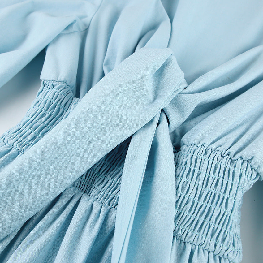 Sky Midi Dress - Blue