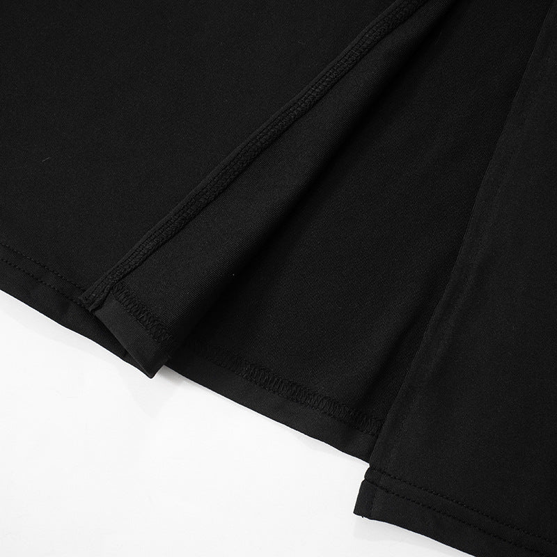 One Shoulder Ruched High Slit Bodycon Maxi Gown 11