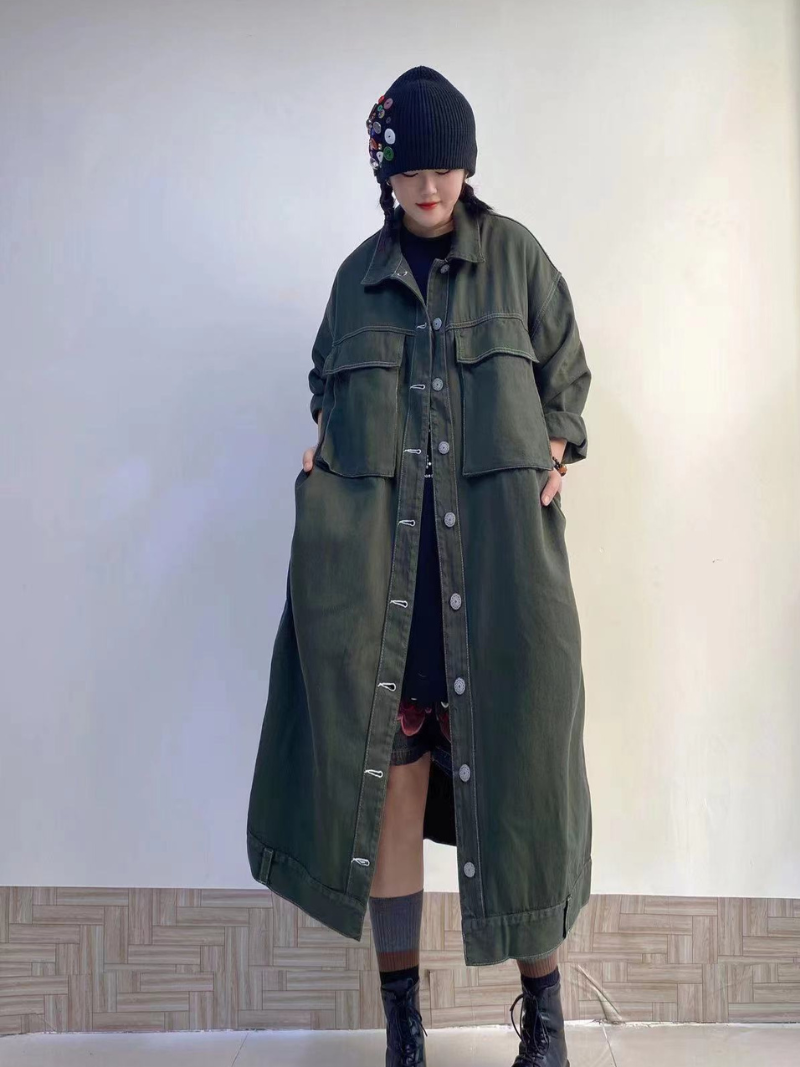 Cashmere Casual Loose Coat 4