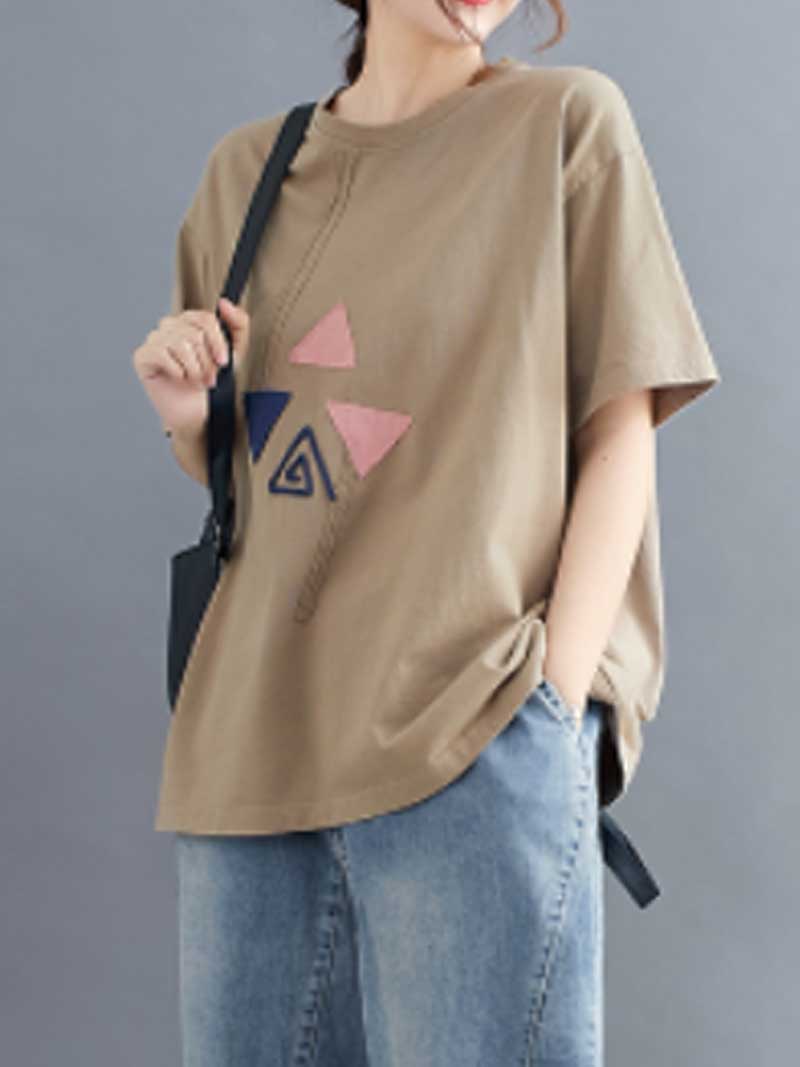 On Your Love Round Neck T-Shirt Top - Fashionpara
