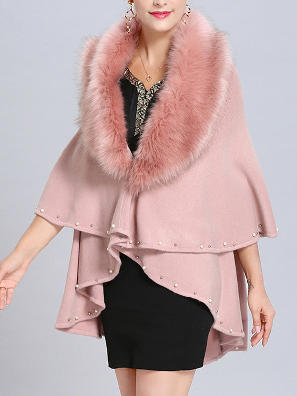 Malona Tail Neck Peplum Poncho Plus Size Cape Cardigan 10