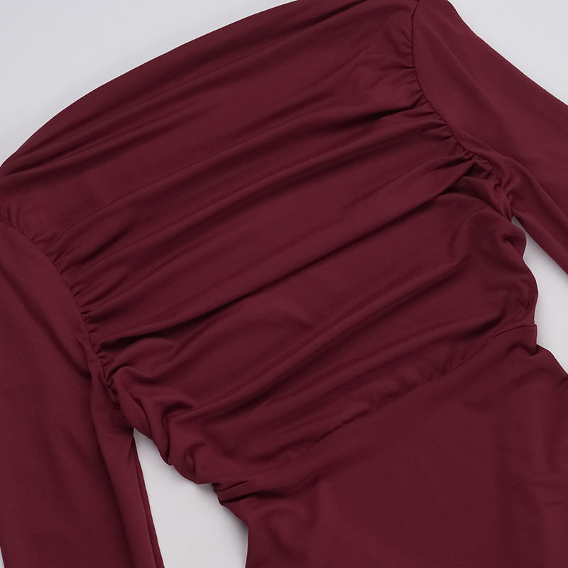 Mulberry Maxi Dress - Maroon