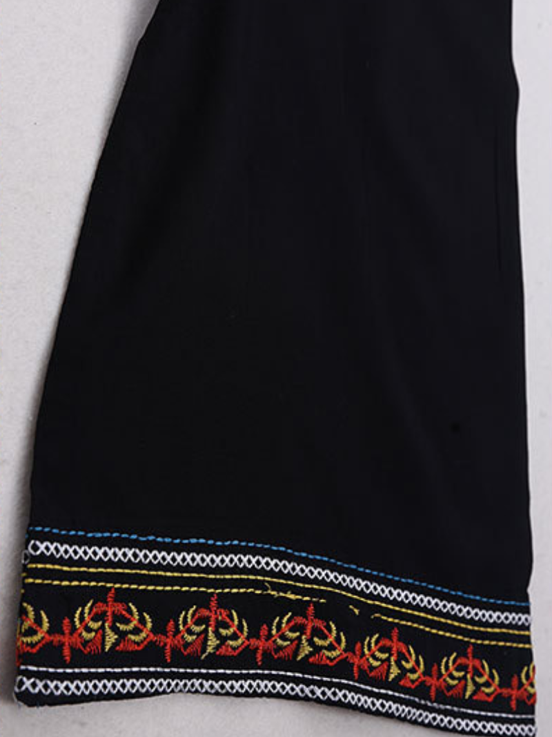 Take My Soul Rayon Black Kimono Jacket - Fashionpara