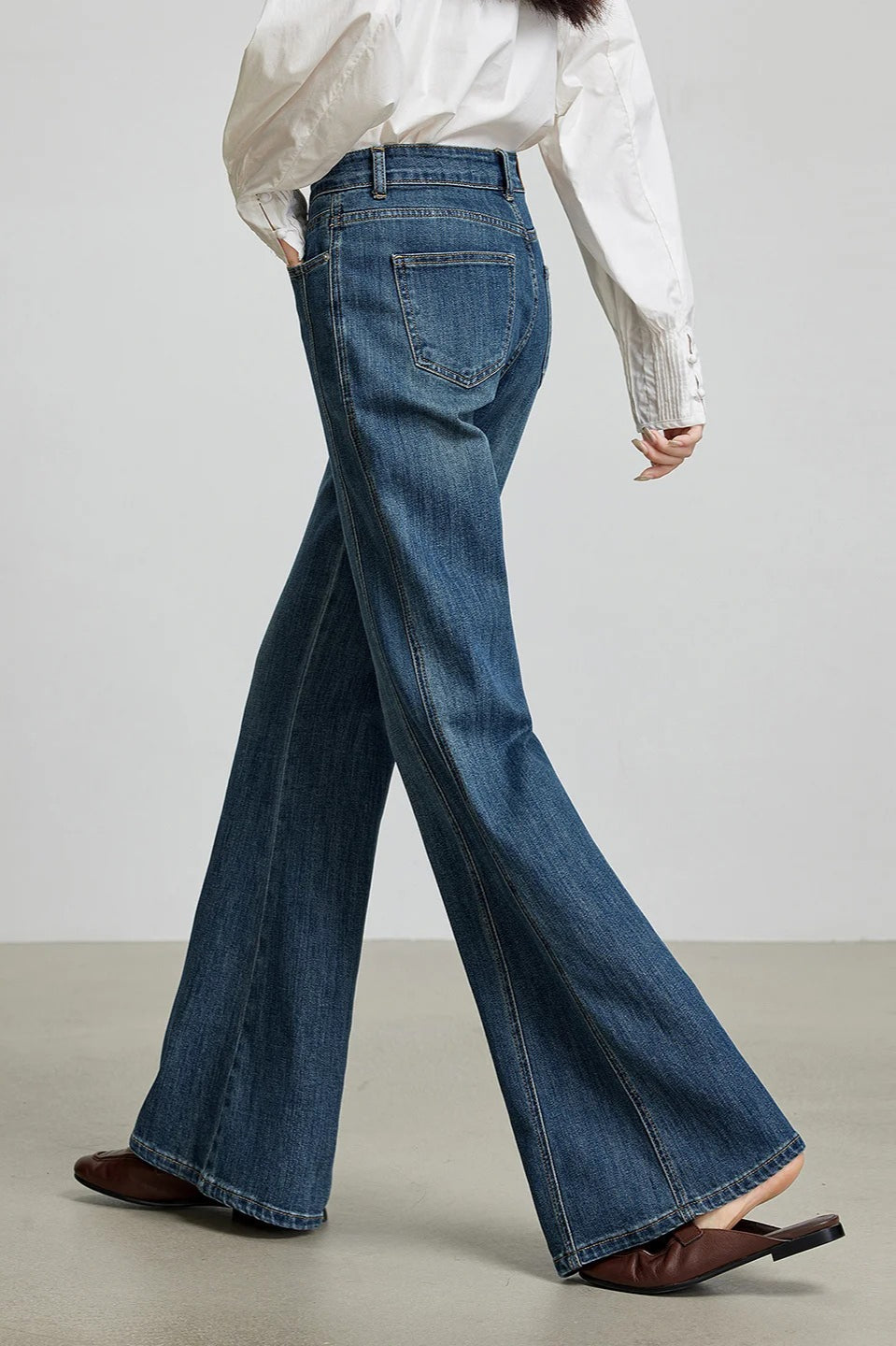 Vintage Micro Flare Slim Jeans
