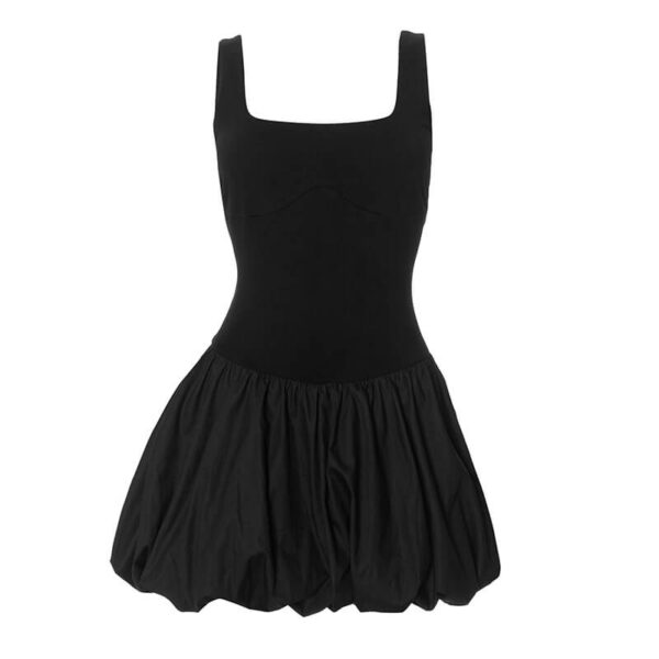 Drama in Town Mini Dress - Black