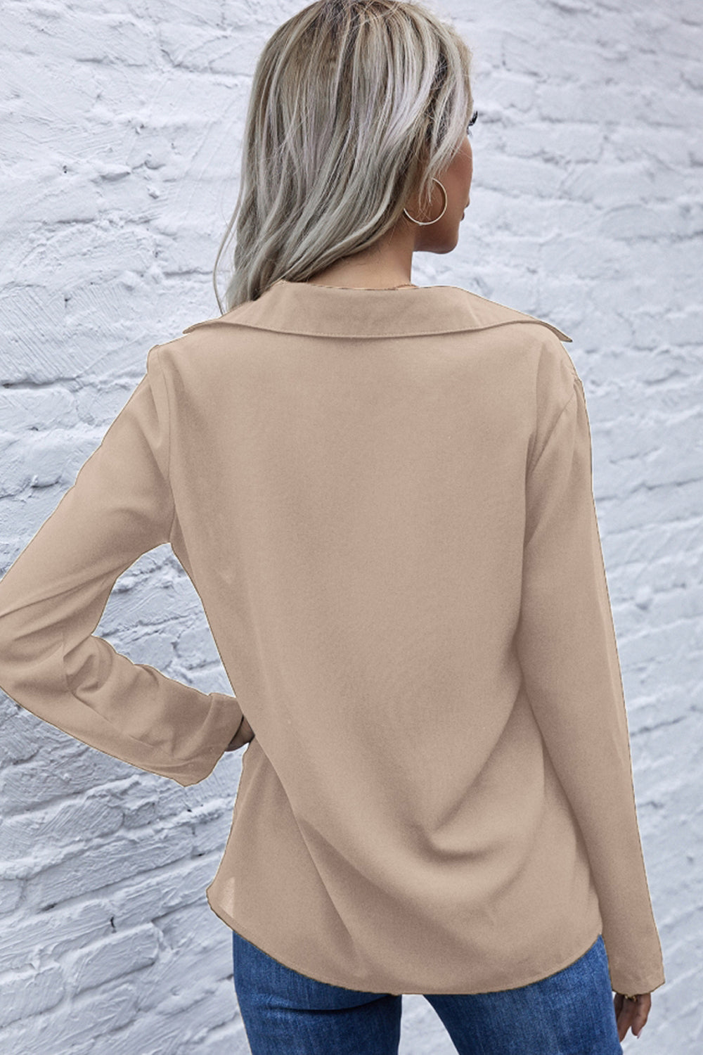 Panelled Leopard Print Long Sleeve Shirt