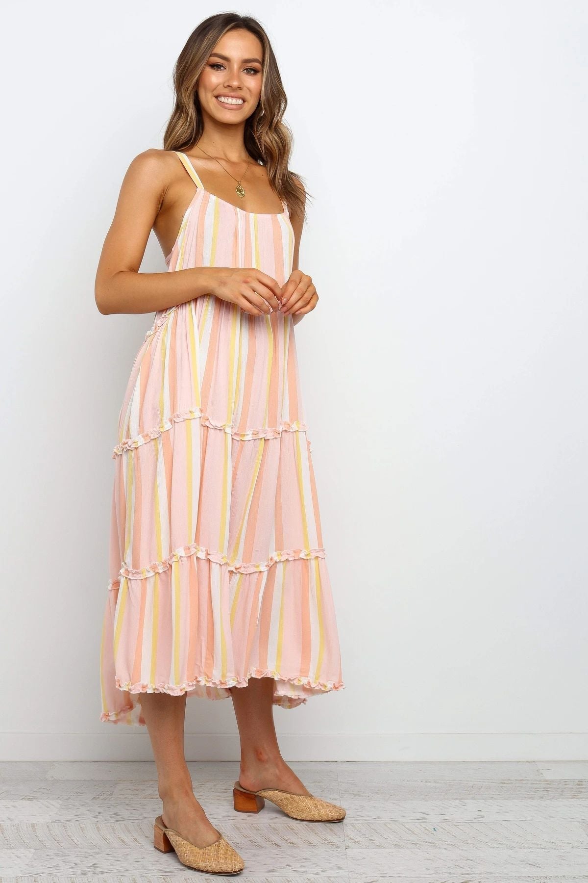 Copeland Smocked Tiered Tassel Maxi Dress - FINAL SALE