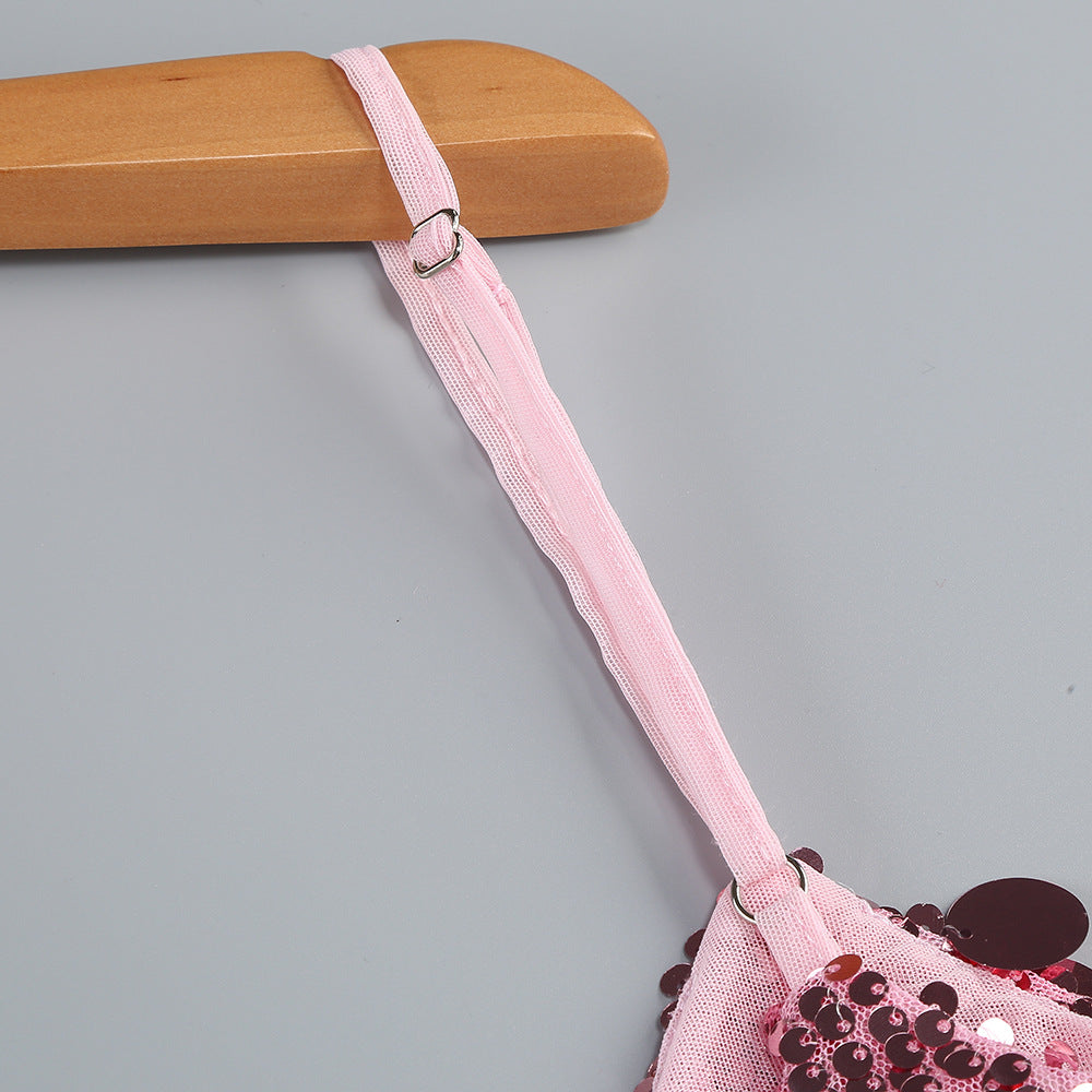 Shine On Mini Dress - Pink