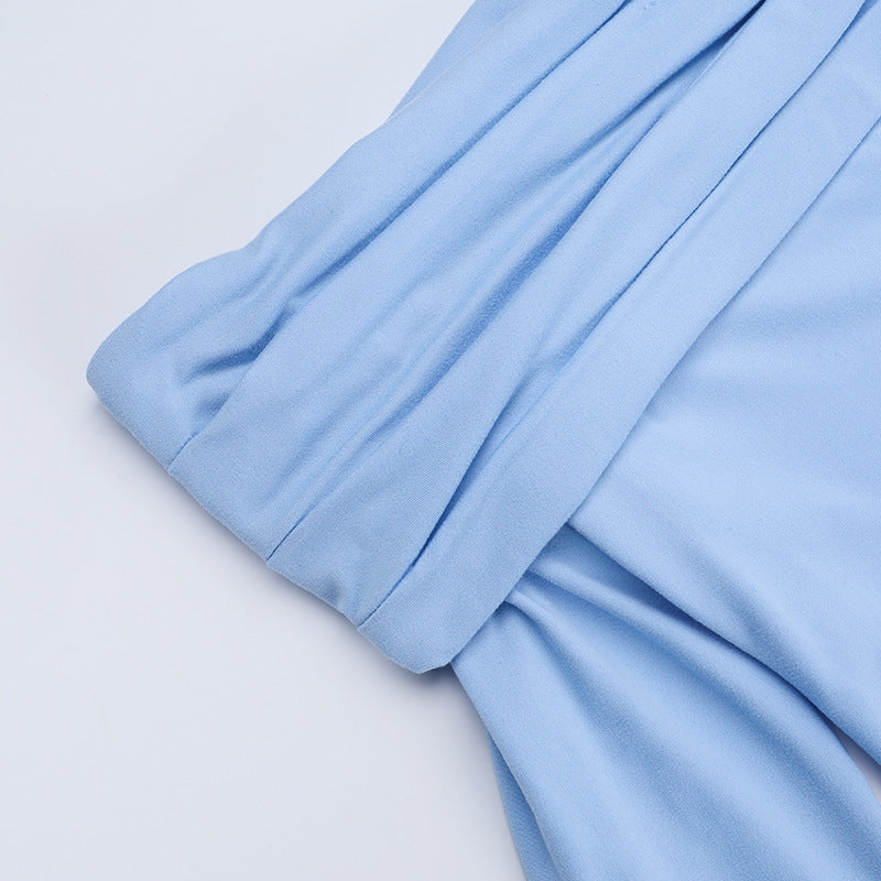 Vision Bodycon Dress-Blue