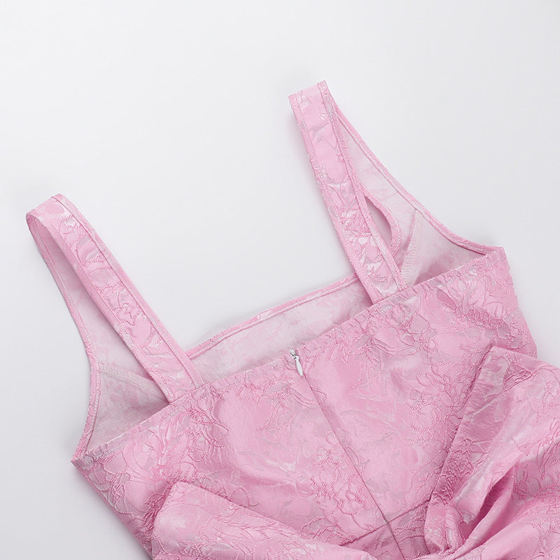 Moriyon Mini Dress-Pink