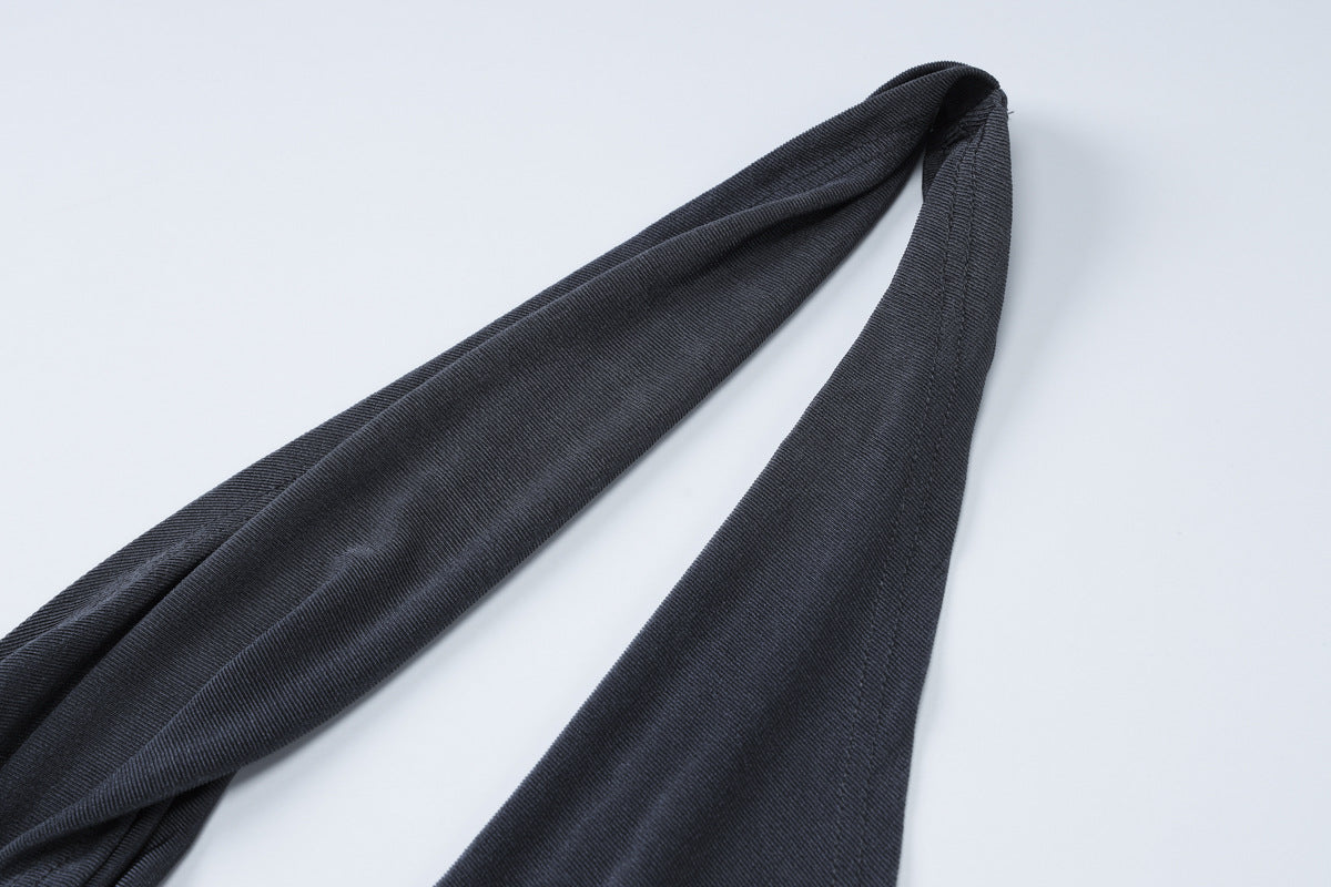 Shimmer Halter Cowl-Neck Draped Column Maxi Dress 12