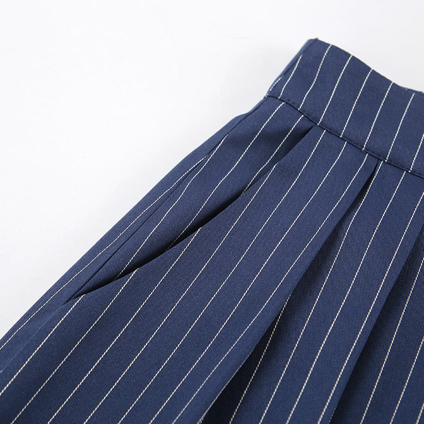 Stripe Life Pants - Blue