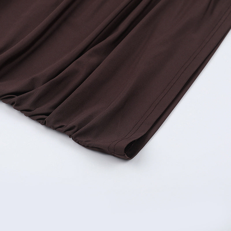 Castro Mini Dress - Brown