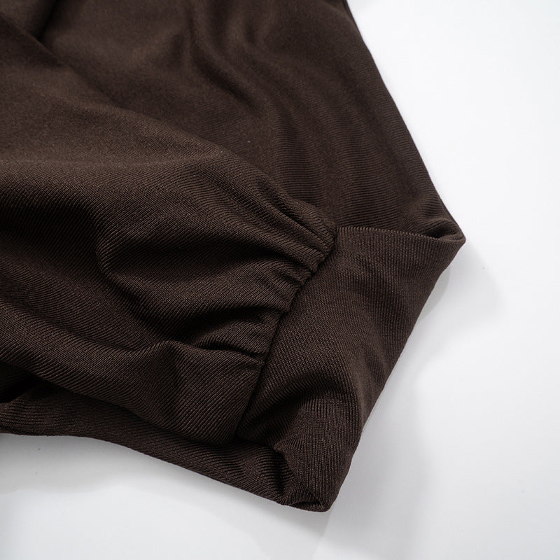 Gans Mini Dress - Brown