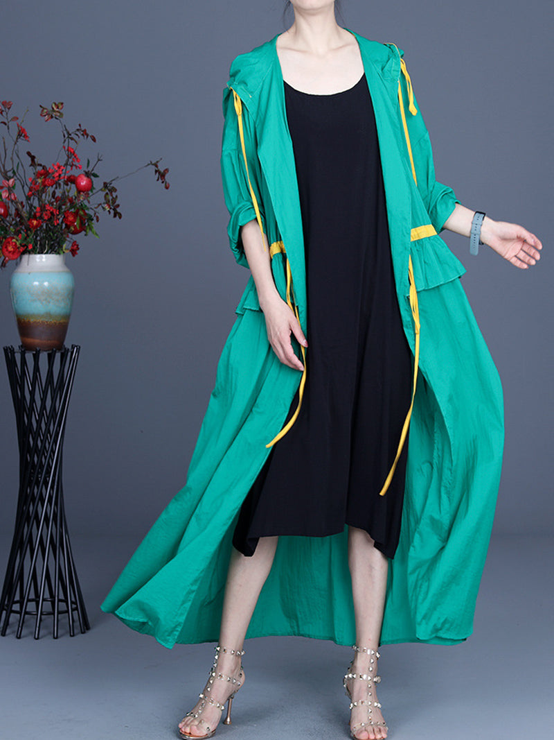 Lasted So Long Hooded Dress - Fashionpara