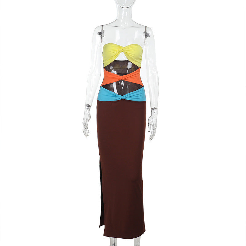 Jonjo Maxi Dress - Brown