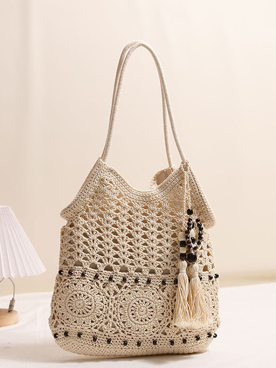Weave Beach Vintage Bag Cotton Shoulder