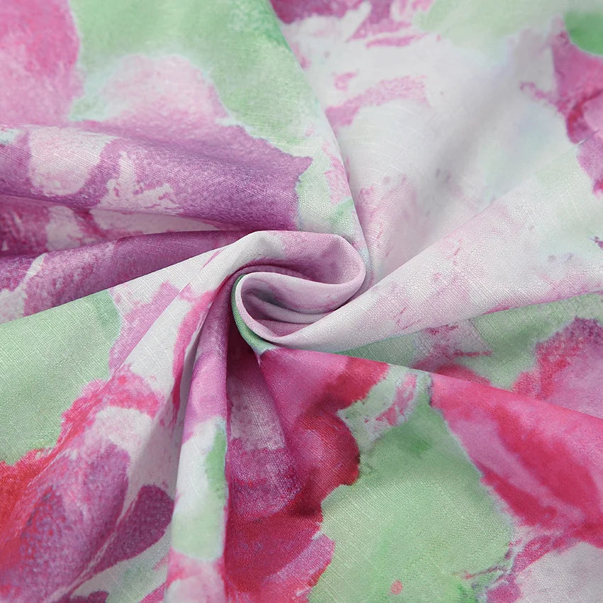 Casual Printed Shirt & Shorts Two-Piece Set - Fashionpara