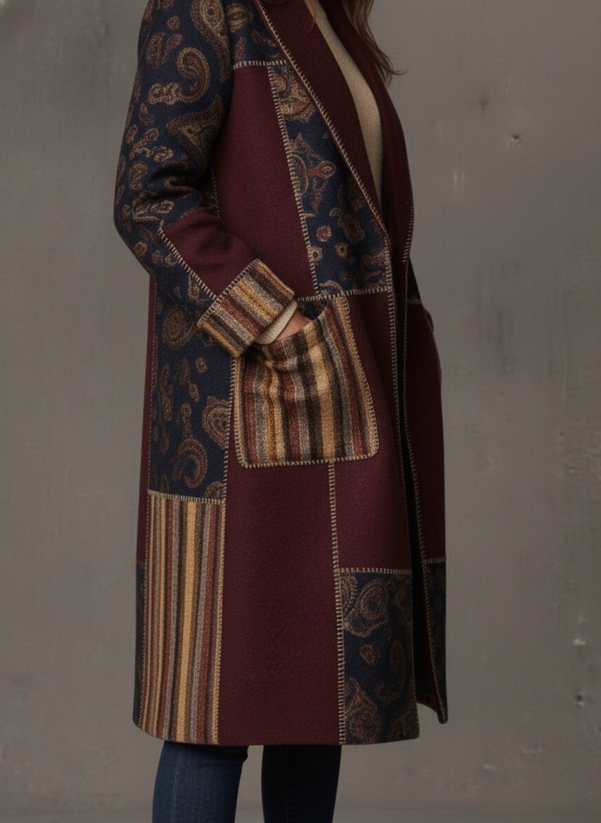 The Bohemian Patchwork Duster Coat
