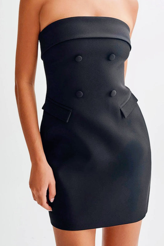 Bodycon Strapless Birthday Dress