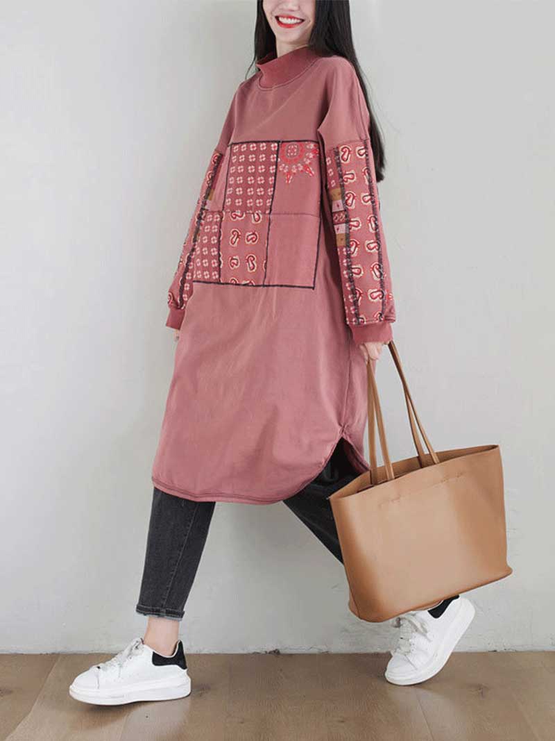 Remember Me Alway Turtleneck Pullover Sweater Midi Dress 11
