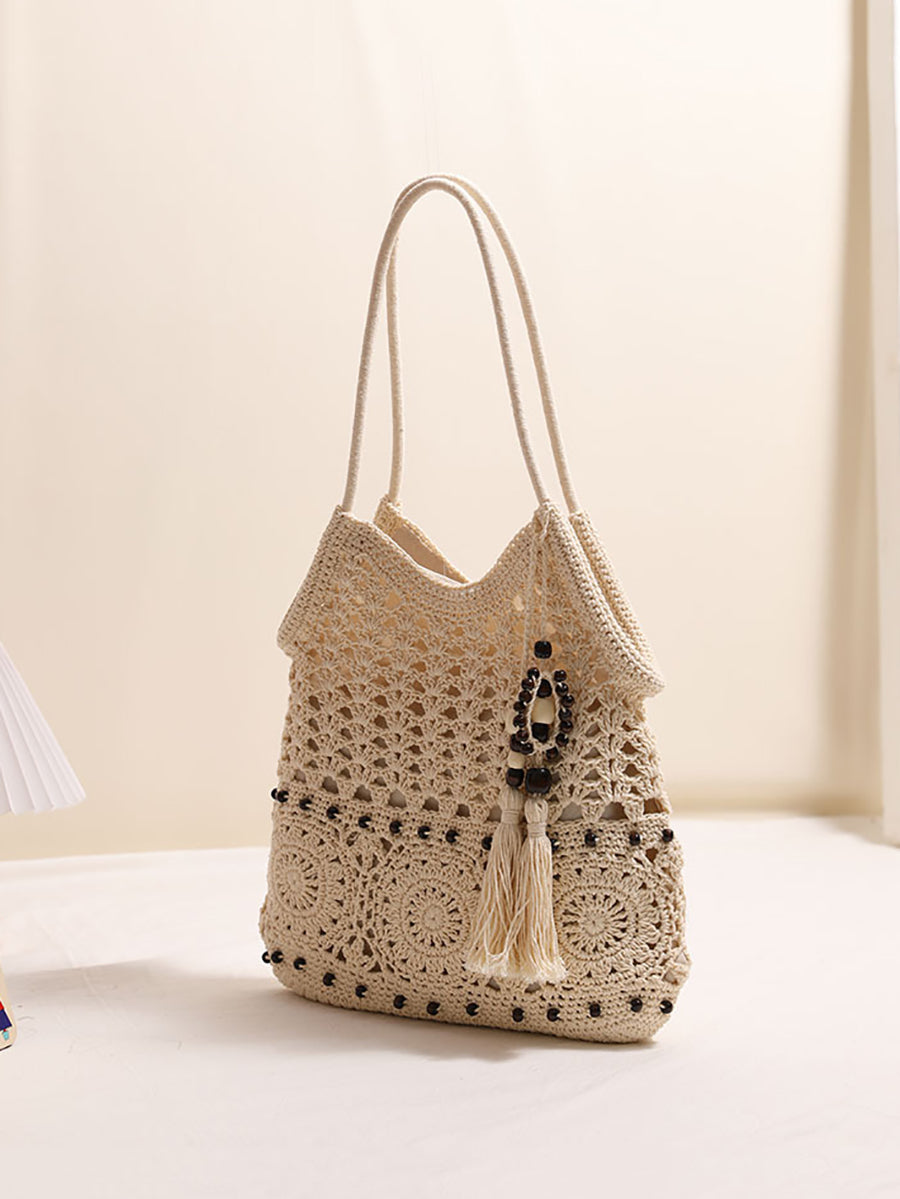 Weave Beach Vintage Bag Cotton Shoulder