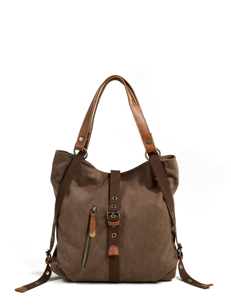Casual Canvas Shoulder Bag Backpack
