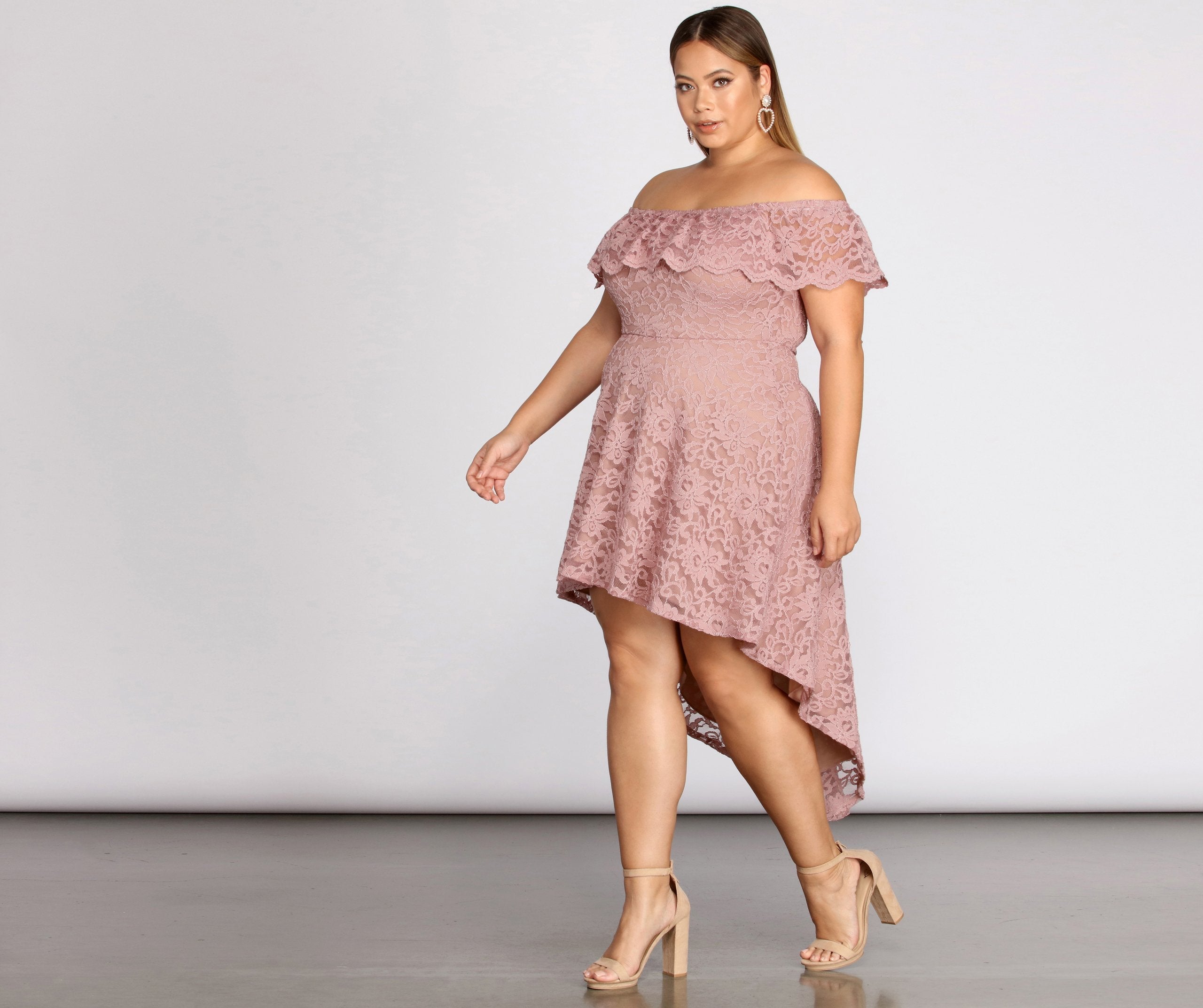 Plus Add Some Flair Skater Dress - Fashionpara