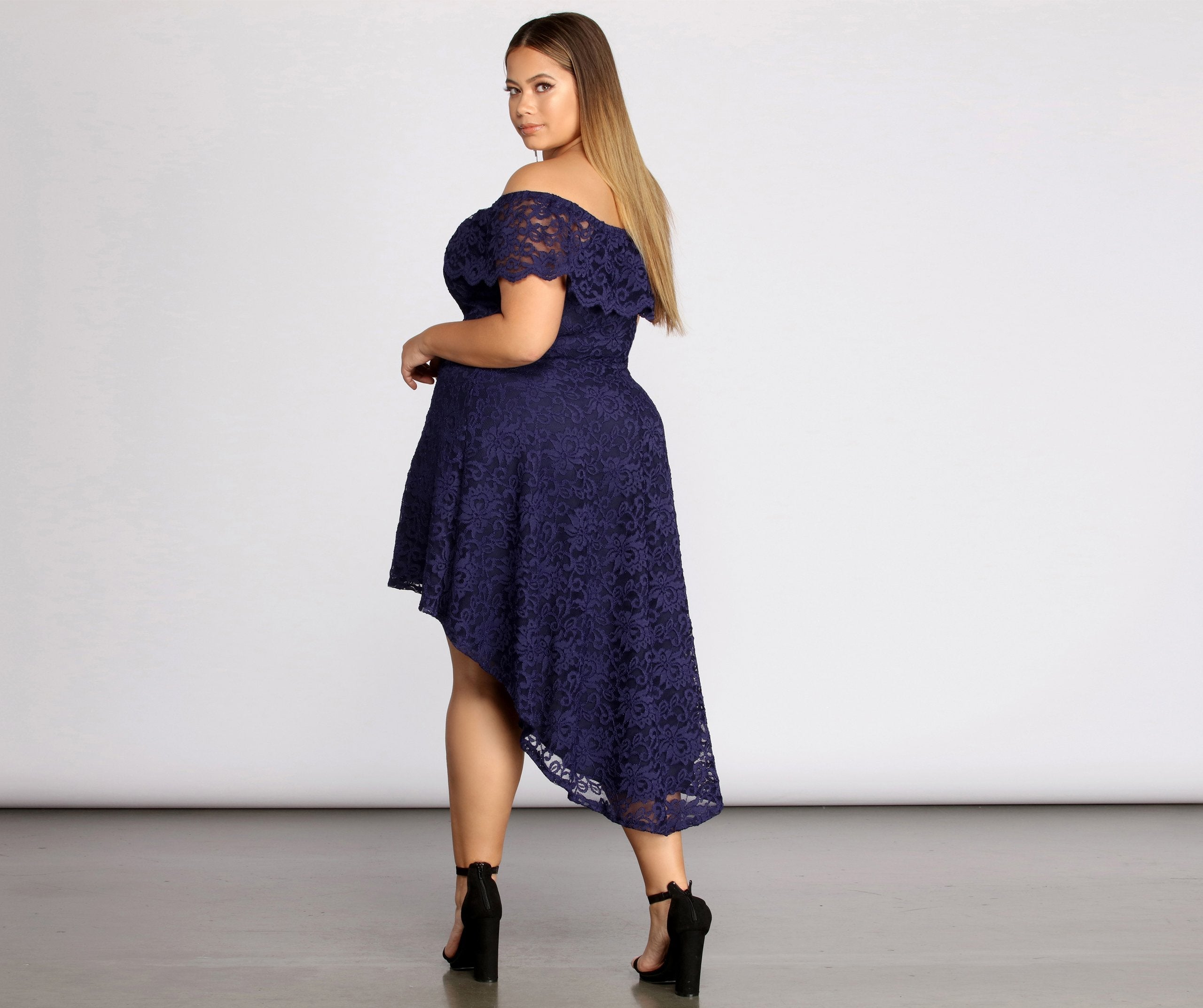 Plus Add Some Flair Skater Dress - Fashionpara