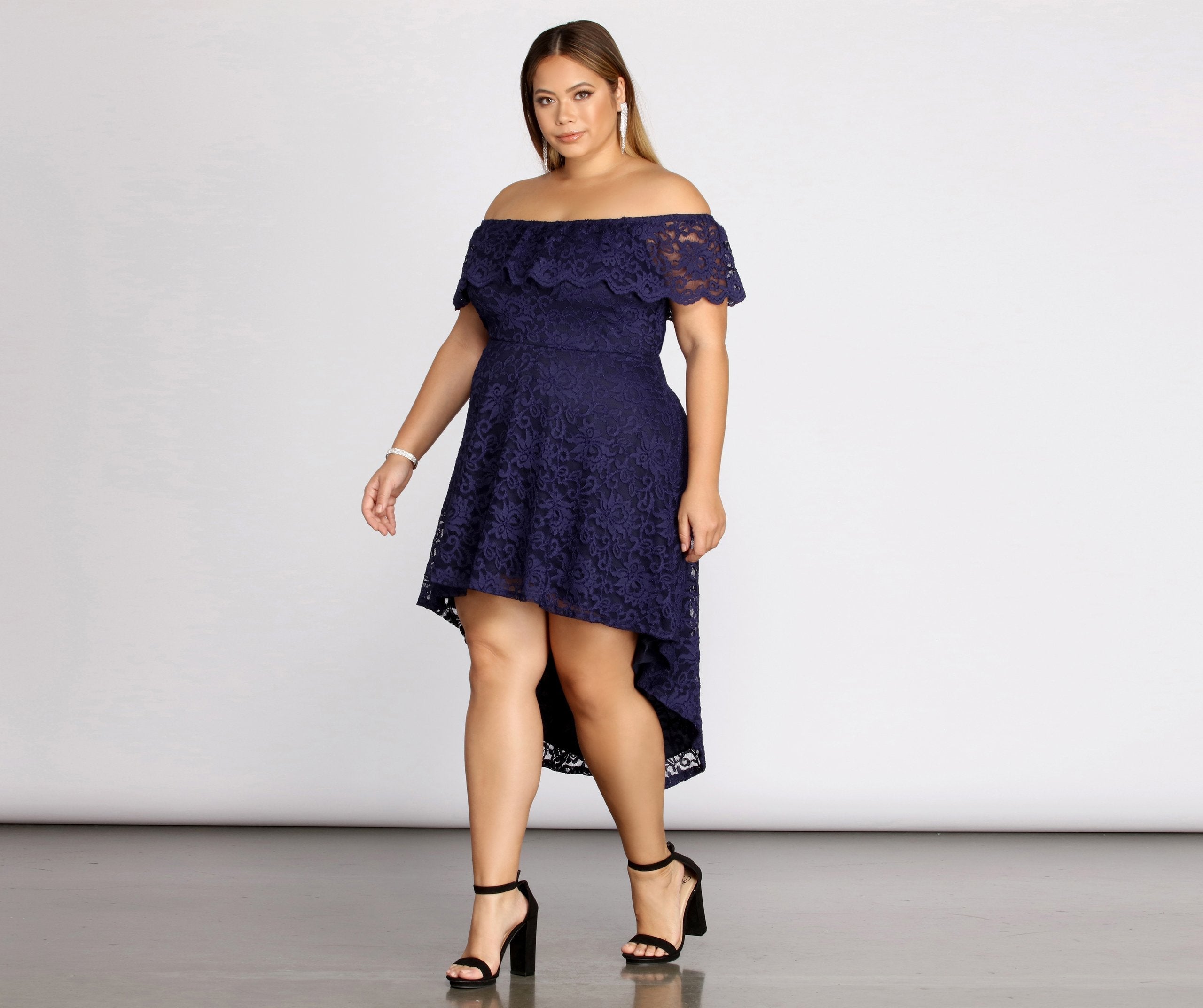 Plus Add Some Flair Skater Dress - Fashionpara