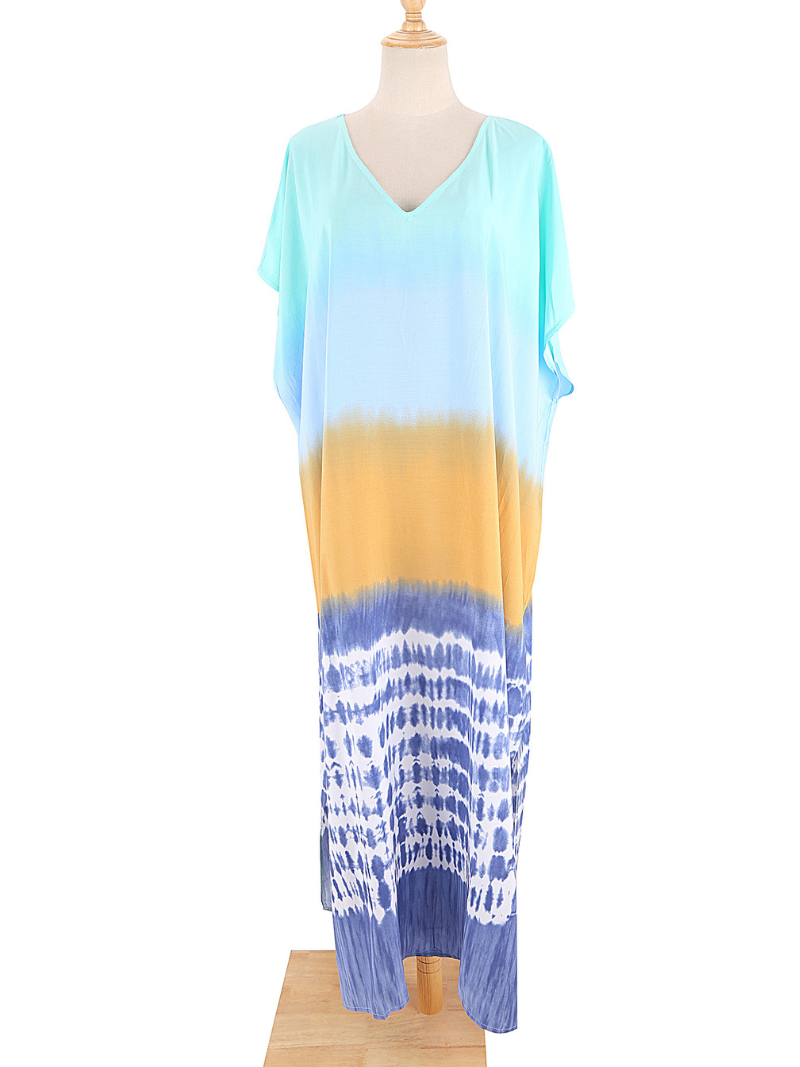 Never Look Back Rayon Stylish Kaftan Dress - Fashionpara