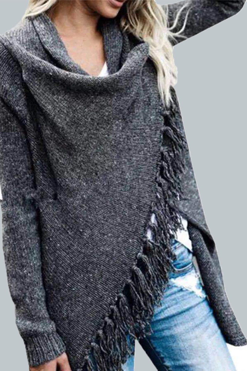Flornana Casual O Neck Mid Waist Sweater in 7 Colors