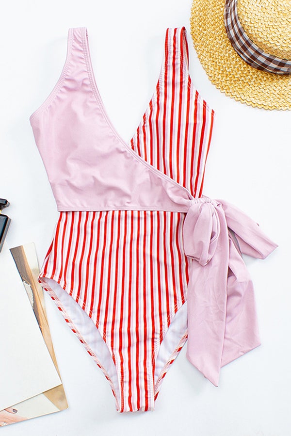 Colorful and Cute Lemon Print Bikini Swimsuit - Fashionpara