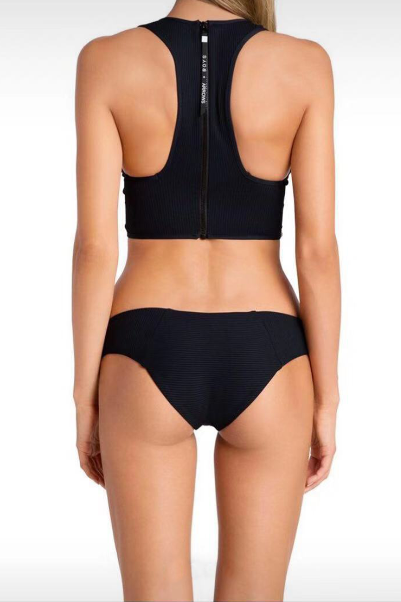 Casual Vacation Animal Print Swimwears