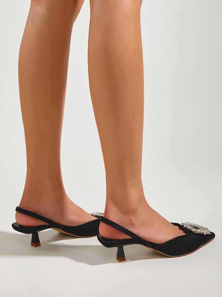 Rhinestone Wedding Pointed Toe Sandals