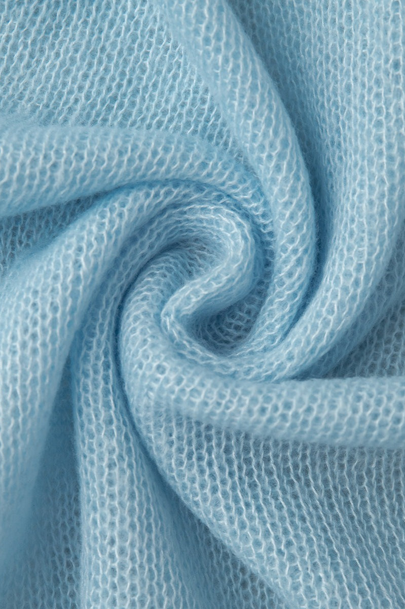 Lightweight Mohair Knit Sweater