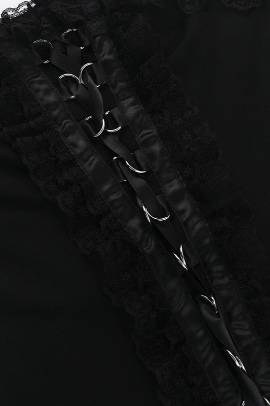 Gothic Lace-Up Bustier Corset